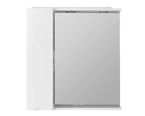 Зеркало-шкаф BelBagno Marino MARINO-SPC-600/750-1A-BL-P-L с подсветкой, левый, Bianco Lucido