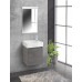 Тумба под раковину BelBagno Kraft Mini KRAFT MINI-500/260-1A-SO-CG-L подвесная, левая Cemento Grigio