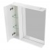 Зеркало-шкаф BelBagno Marino MARINO-SPC-600/750-1A-BL-P-L с подсветкой, левый, Bianco Lucido