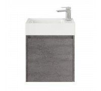 Тумба под раковину BelBagno Kraft Mini KRAFT MINI-500/260-1A-SO-CG-L подвесная, левая Cemento Grigio