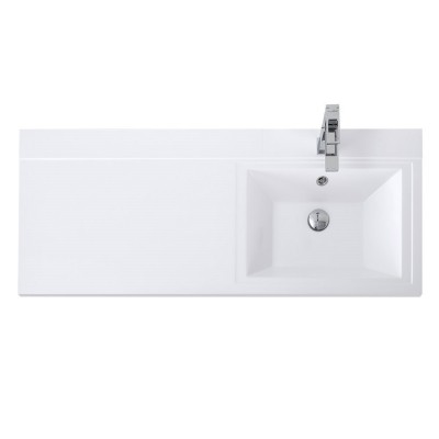 Раковина BelBagno 120,3х48,2 встраиваемая, правая BB1200/480-LV-MR-R