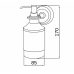 Дозатор для жидкого мыла Boheme Brillante 10447