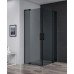 Душевой уголок Cezares Slider 900-1000x900-1000x1950 SLIDER-A-2-90/100-GRIGIO-NERO профиль черный/матовый, стекло серое