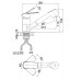 Смеситель D&K Rhein Lessing DA1322501 для кухонной мойки с выдвижной лейкой