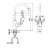 Смеситель D&K Rhein Eucharius DA1372420 для кухонной мойки