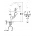 Смеситель D&K Rhein Eucharius DA1372423 для кухонной мойки