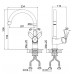 Смеситель D&K Rhein Marx DA1392401 для кухонной мойки