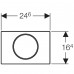 Кнопка смыва Geberit Sigma 10 115.758.KK.5 белый/золото