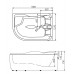 Акриловая ванна Gemy 180х121 с гидромассажем G9083 K R