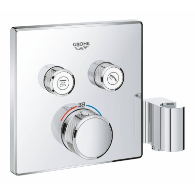 Смеситель Grohe Grohtherm SmartControl 29125000 для ванны и душа с термостатом, с держателем ручного душа