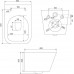 Унитаз подвесной IDDIS Bild безободковый с микролифтом BILR2BMi25