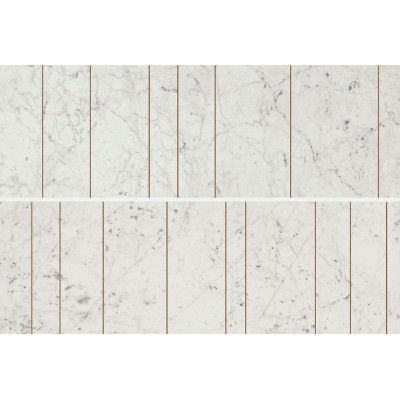 Керамическая вставка Italon Charme Extra Carrara Golden Line 25х75 600080000369