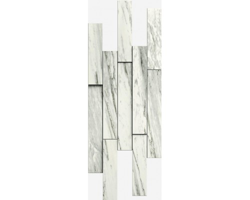 Декор Italon Skyfall Bianco Brick 3D 28х78 620110000104