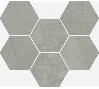 Мозаика Italon Terraviva Grey Hexagon 30х30 620110000109