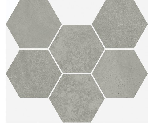 Мозаика Italon Terraviva Grey Hexagon 30х30 620110000109