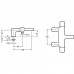 Смеситель Jacob Delafon Singulier E10871-CP для ванны и душа с термостатом
