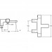 Смеситель Jacob Delafon Strayt E9129-CP для ванны и душа с термостатом