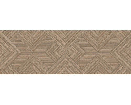 Керамическая плитка Kerama Marazzi Ламбро 40x120 коричневый обрезной структура 14039R