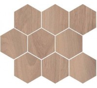 Мозаика Kerama Marazzi Монруж полотно 37х31 из 9 частей 12х10,4 капучино светлый SG1000N