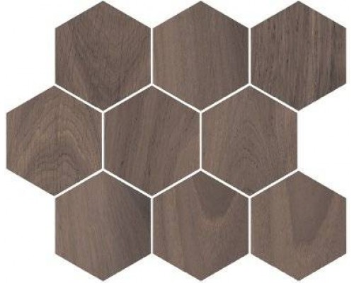 Мозаика Kerama Marazzi Монруж полотно 37х31 из 9 частей 12х10,4 бежевый тёмный SG1001N