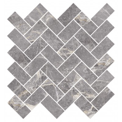 Мозаика Kerranova Marble Trend 28,2х30,3 Silver River K-1006/MR/m06/282x303x10