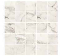 Мозаика Kerranova Marble Trend 30,7х30,7 Carrara K-1000/MR/m14/307x307x10