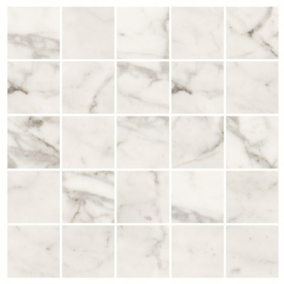 Мозаика Kerranova Marble Trend 30,7х30,7 Carrara K-1000/MR/m14/307x307x10