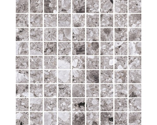 Мозаика Kerranova Terrazzo 30х30 Light Grey K-331/MR/m01/300x300x10