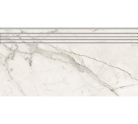 Ступень Kerranova Marble Trend 29,4х60 Carrara K-1000/LR/st01/294x600x10