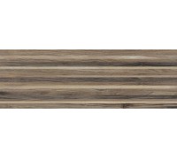 Керамическая плитка Laparet Zen 20x60 полоски коричневый 60030