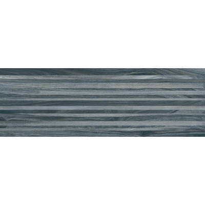 Керамическая плитка Laparet Zen 20x60 полоски чёрный 60034