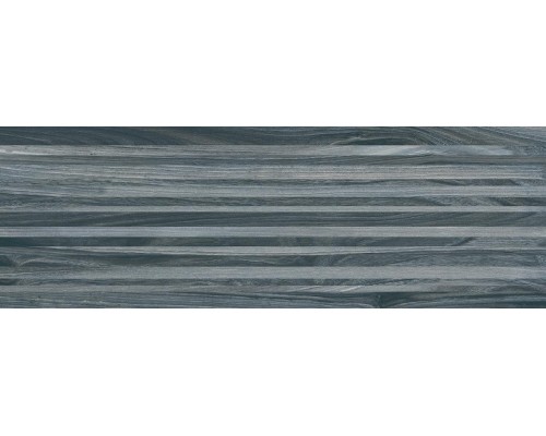 Керамическая плитка Laparet Zen 20x60 полоски чёрный 60034