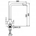Смеситель Ledeme L4355-3 для кухонной мойки с подключением к фильтру