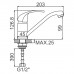 Смеситель Ledeme L4535-2 для кухонной мойки