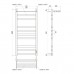 Полотенцесушитель электрический Point Меркурий П9 с полкой 500x1000 PN83850PB диммер справа, черный/матовый