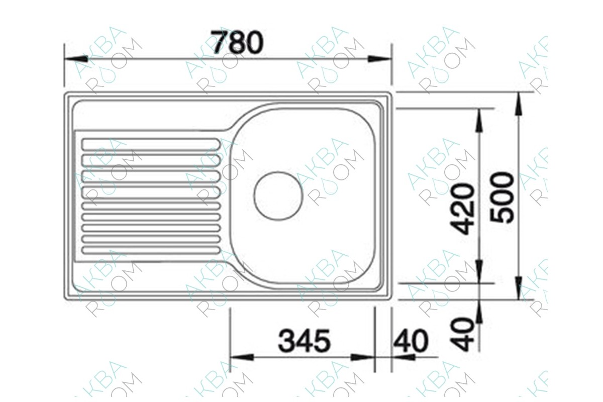 Мойка для кухни из нержавеющей стали blanco tipo 45 s compact 513441