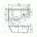Акриловая ванна Riho Geta 160х90 L без гидромассажа B030001005