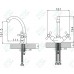 Смеситель Rossinka G02-62 для раковины, хром